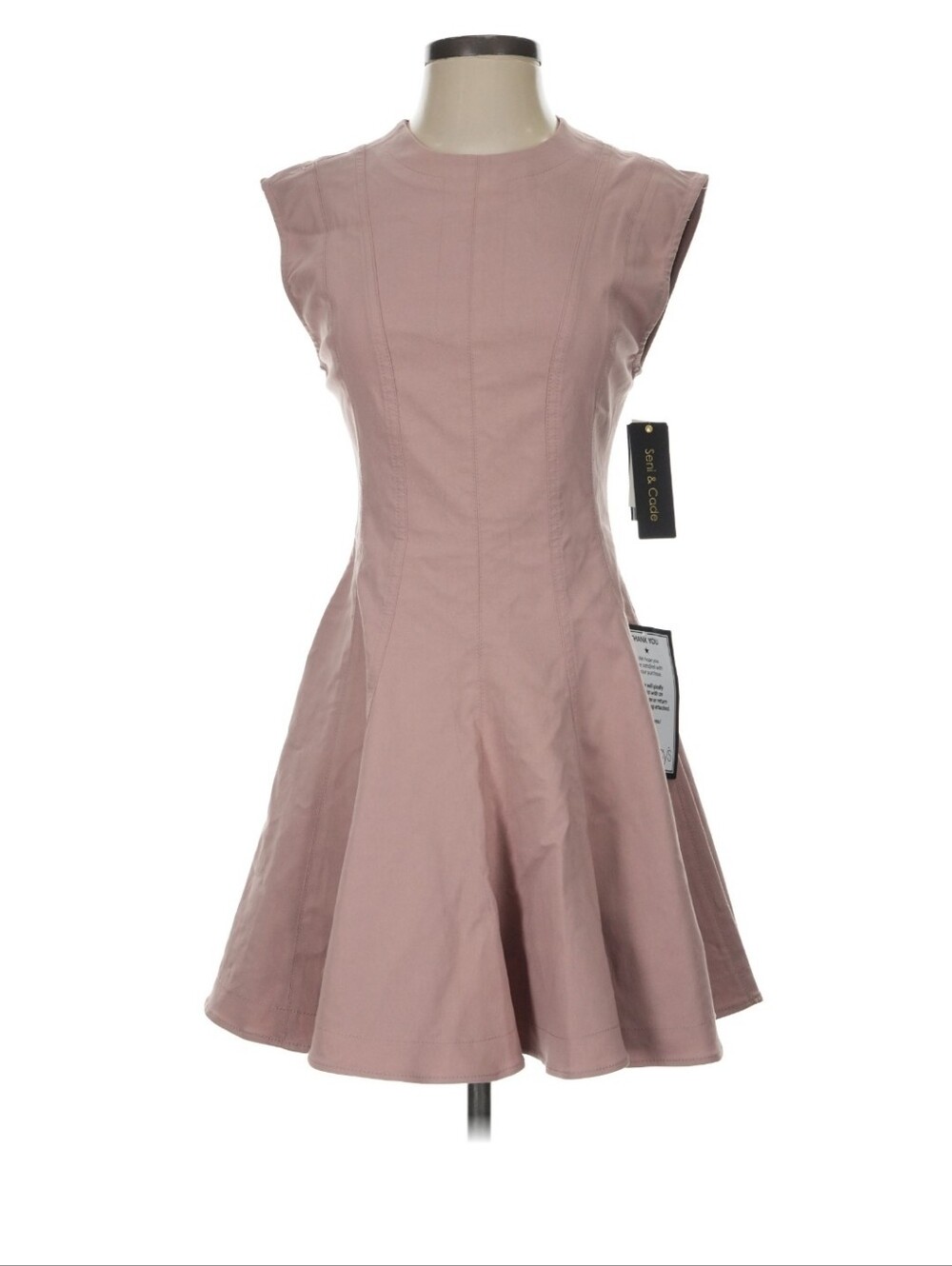 Seni And Cade Summer Warm Dress In Blush (Rosepink)